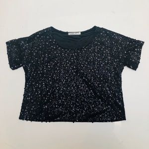 Chloe K - Nordstrom Large Sequin Blouse